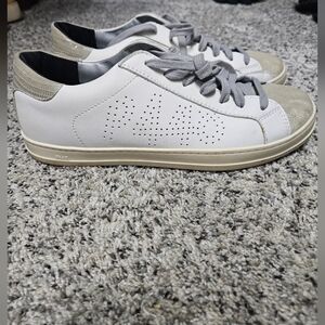 P448 COJOHN-W White and Gray Sneakers